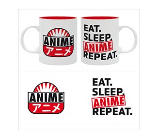 Eat Sleep Anime Repeat - Tazza 320ml Subli