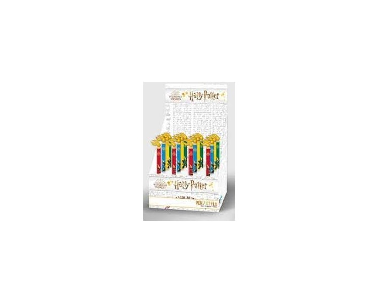 Harry Potter Pens Assortment - 4Houses (ordini 16pz)