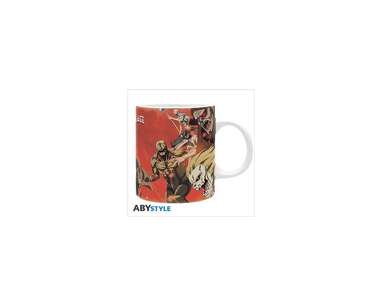 Attack on Titan Tazza 320ml Subli : Battle Scene Season 4