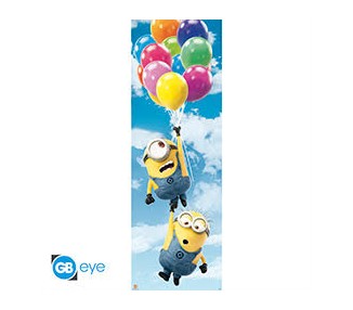 Minions Door Poster Balloons (53x158)