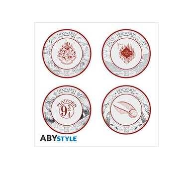 Harry Potter Set of 4 Plates : Harry Potter Universe