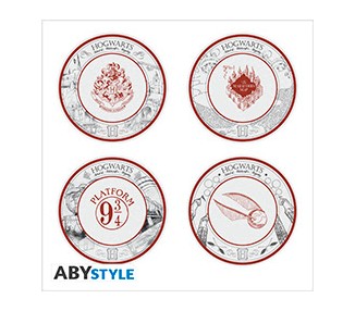 Harry Potter Set of 4 Plates : Harry Potter Universe