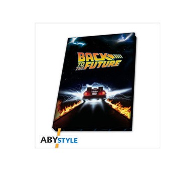 Notebook A5 Back to the Future DeLorean