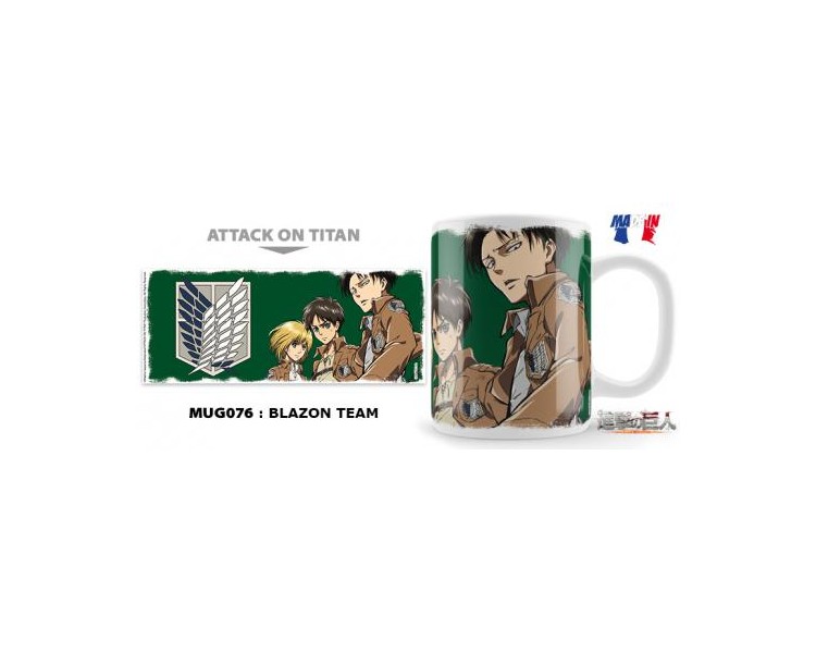 Attack on Titan Tazza 325ml Blazon Team