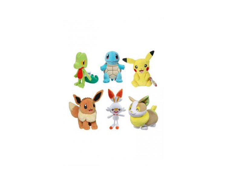 Peluche Pokemon Display 6 personaggi Wave 10