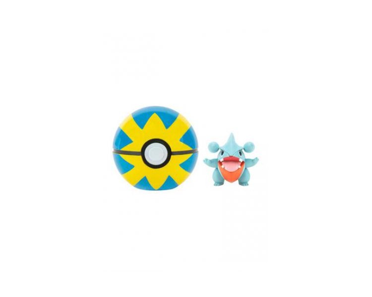 Pokemon Clip 'N' Go Pokeball Gible & Quick Ball