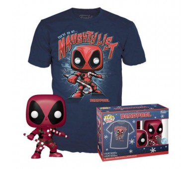 Funko POP! Tee (S) Marvel: Deadpool Christmas EXM