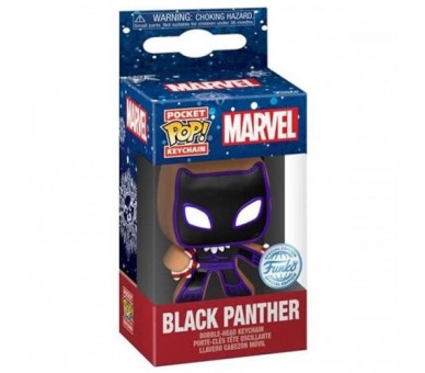 Key Funko POP! Marvel Holiday: Black Panther EXM