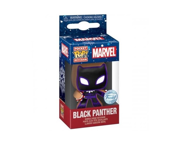 Key Funko POP! Marvel Holiday: Black Panther EXM