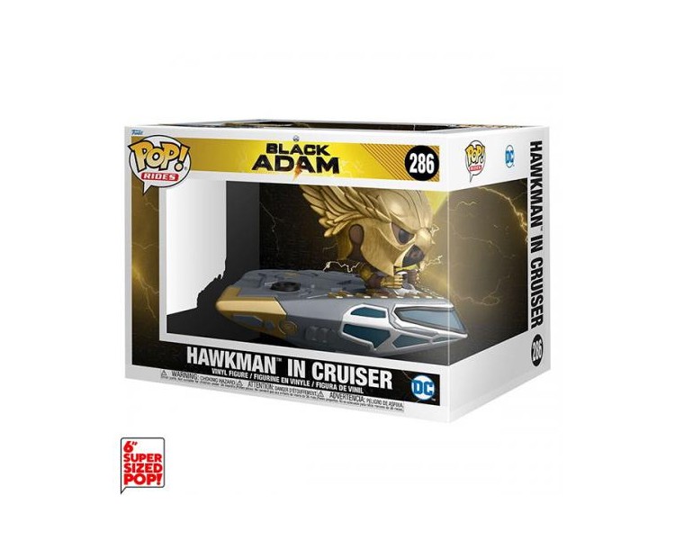 Funko POP! Black Adam: Hawkman in Cruiser (286) DLX