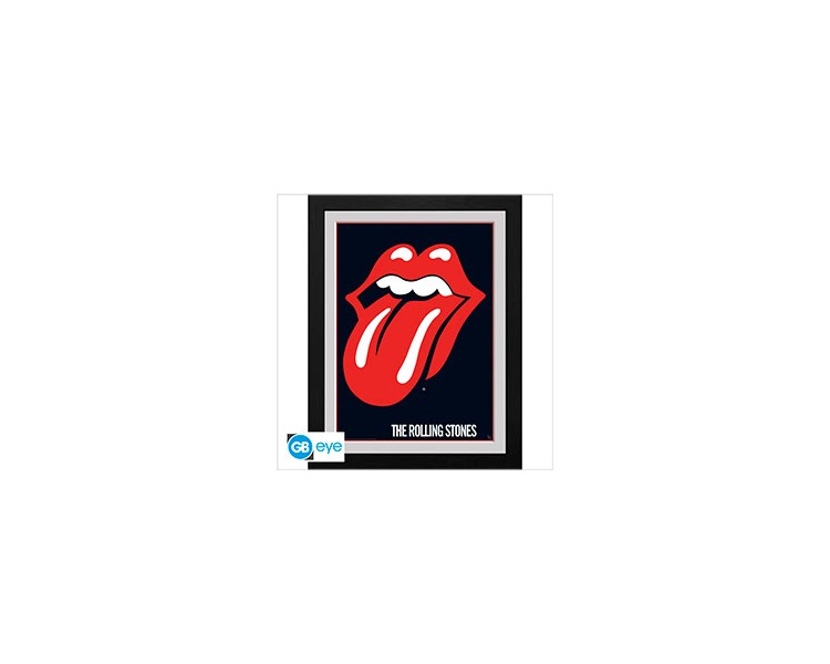 Framed Print The Rolling Stones : Lips