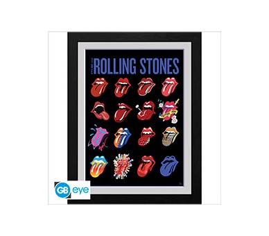 Framed Print The Rolling Stones : Tongues