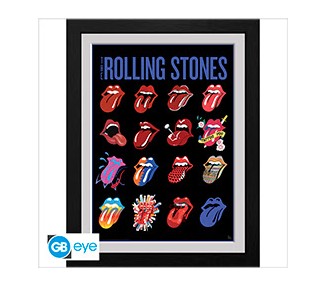 Framed Print The Rolling Stones : Tongues