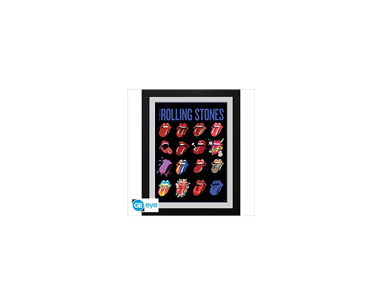 Framed Print The Rolling Stones : Tongues