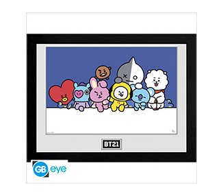 Framed Print BT21 : Groupe