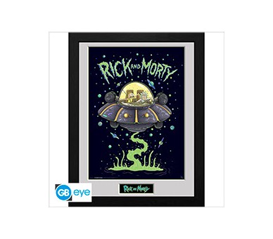 Framed Print Rick and Morty : Ship