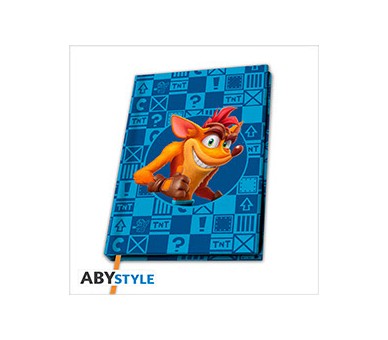 Notebook A5 Premium Crash Bandicoot : Crash & Coco