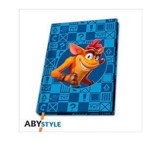 Notebook A5 Premium Crash Bandicoot : Crash & Coco