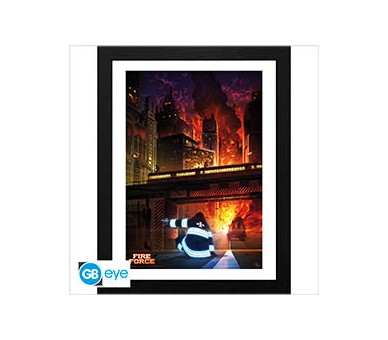 Fire Force Framed Print Spontaneous Human Combustions