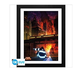 Fire Force Framed Print Spontaneous Human Combustions