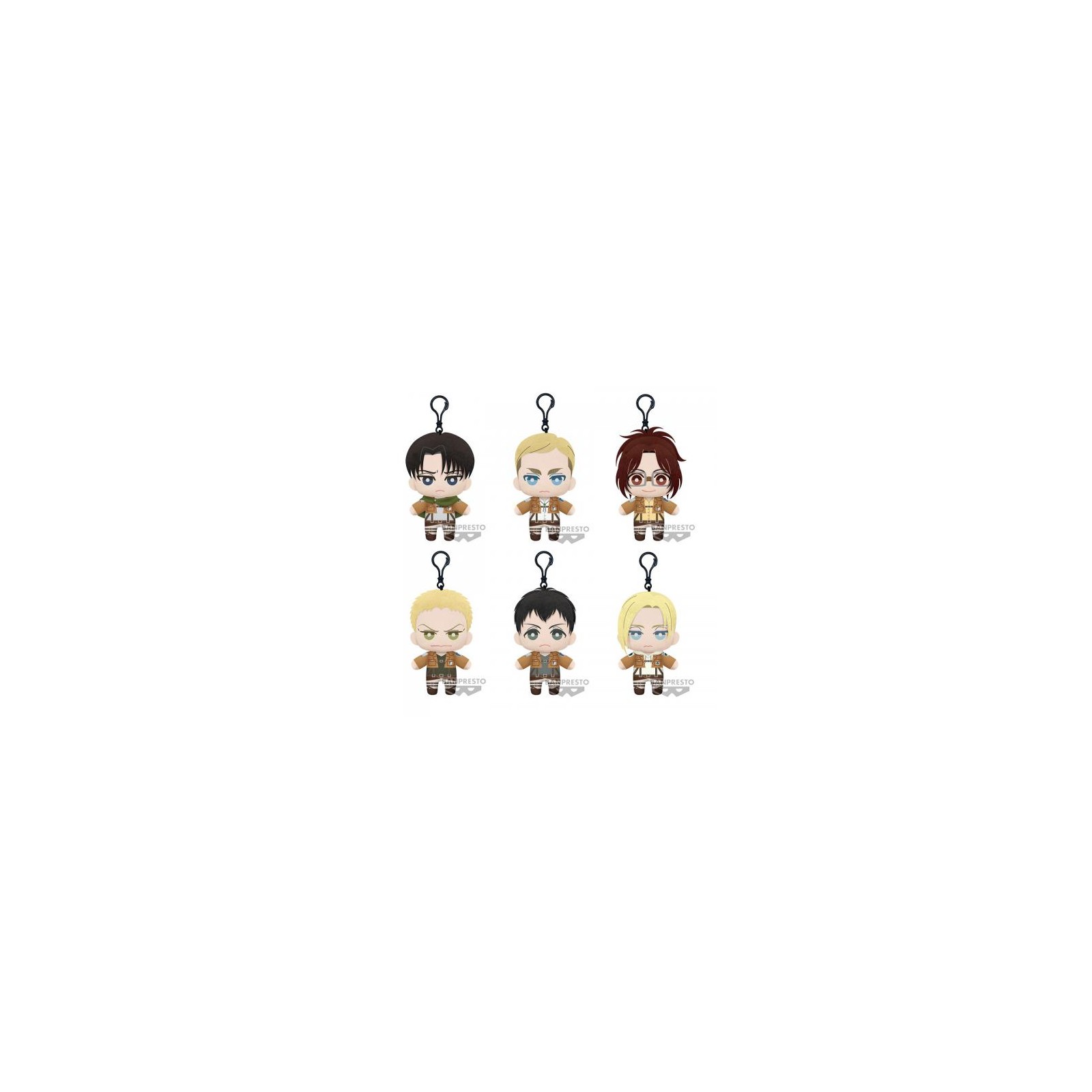 Attack on Titan (6 pz) Tomonui Plush S2 15cm (gt5)