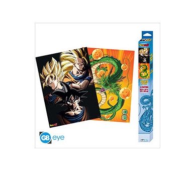 Dragon Ball Set 2 Chibi Posters Goku / Shenron (52x38)