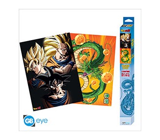 Dragon Ball Set 2 Chibi Posters Goku / Shenron (52x38)