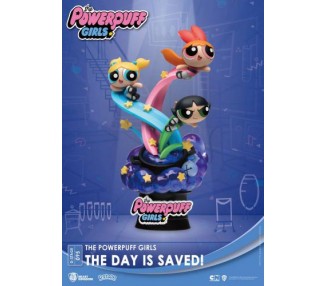 D-Stage The Powerpuff Girls Diorama The Day Is Saved NV 15cm