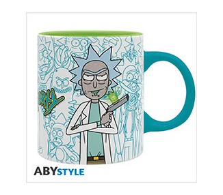 Rick and Morty Tazza 320ml : All Ricks and Mortys