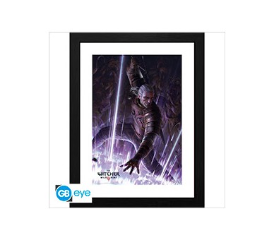 The Witcher Framed Print Cornice Geralt