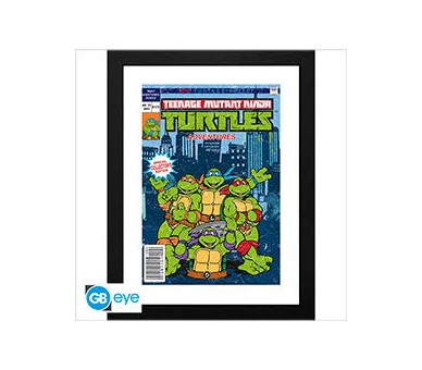 TMNT Framed Print Cornice Comics Cover