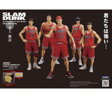 ST Slam Dunk Shohoku Member (Box Quintetto Completo) 16cm