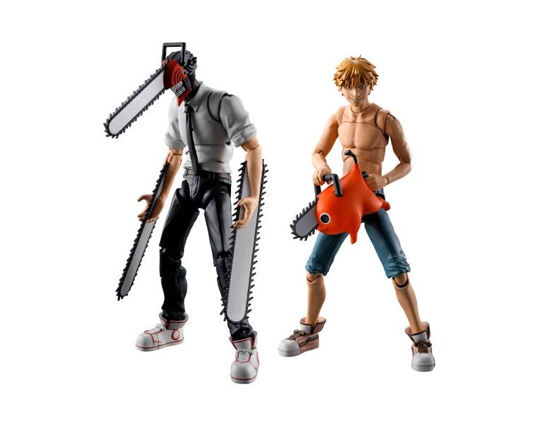 Shokugan Model Project Chainsaw Man & Denji 15cm Set 2PK