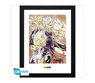 Dragon Ball Framed Print Super Saiyans (30x40)