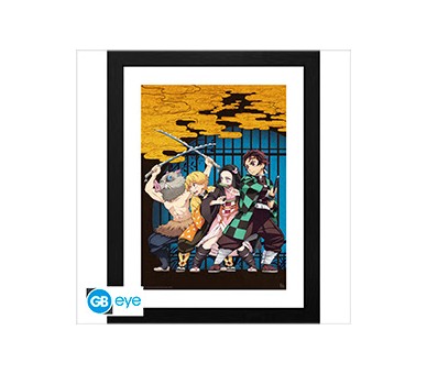 Demon Slayer Framed Print Key Art (30x40)