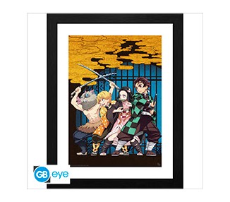 Demon Slayer Framed Print Key Art (30x40)