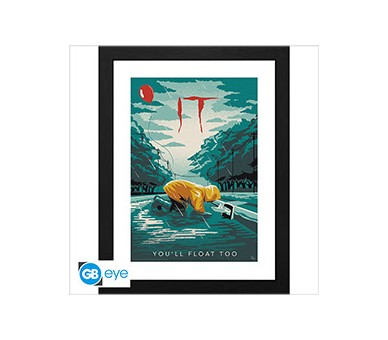 IT Framed Print Georgie You'll float Too (30x40)