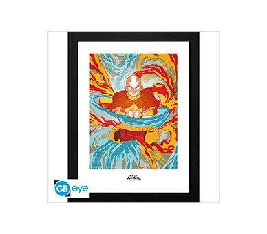 Avatar Framed Print Aang Avatar State (30x40)