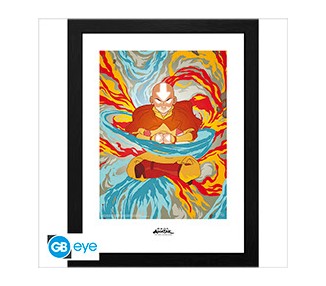 Avatar Framed Print Aang Avatar State (30x40)