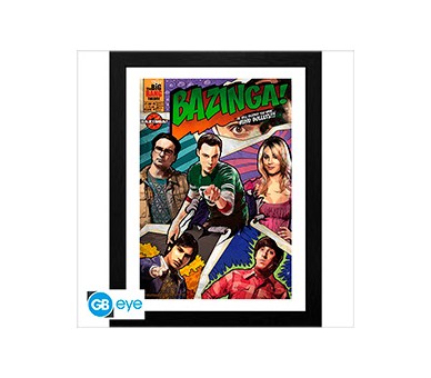 The Big Bang Theory Framed Print Bazinga (30x40)