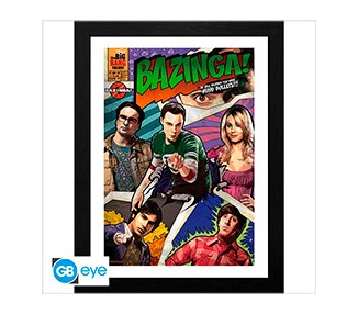 The Big Bang Theory Framed Print Bazinga (30x40)