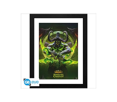 World of Warcraft Framed Print Illidan (30x40)