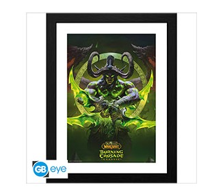 World of Warcraft Framed Print Illidan (30x40)