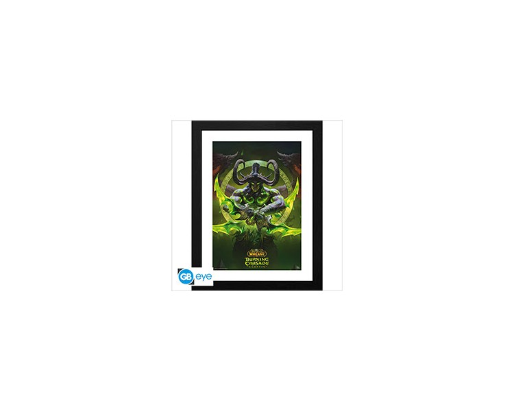 World of Warcraft Framed Print Illidan (30x40)