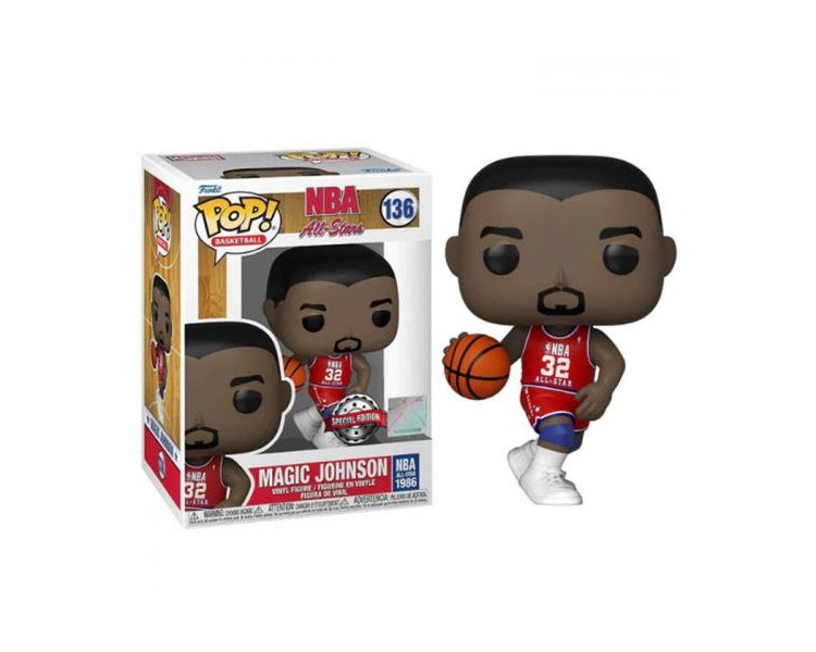 Funko POP! NBA All Stars: Magic Johnson 1986 (136) EXM