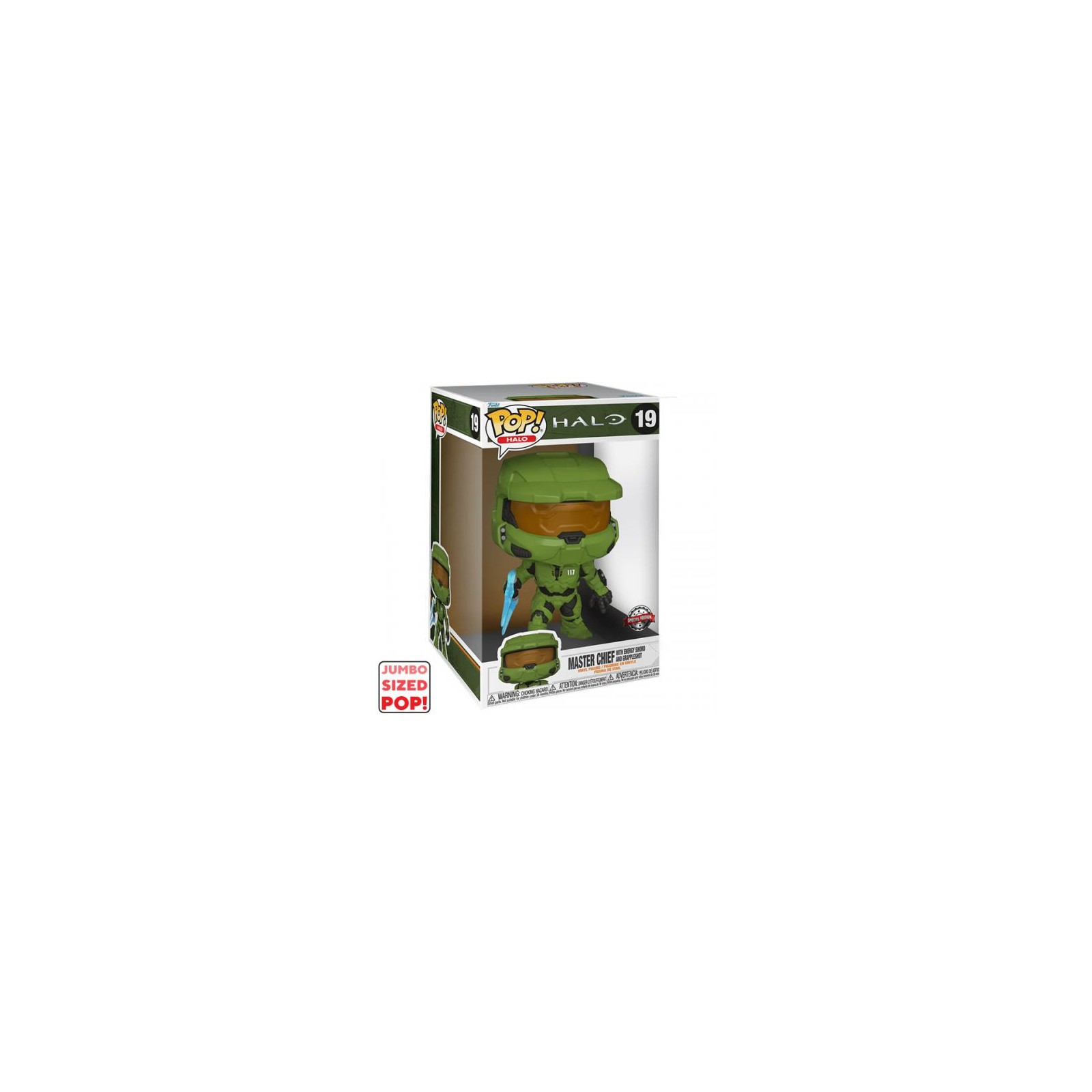 Funko POP! Halo: Master Chief w/Energy Sword (19) EXM JB