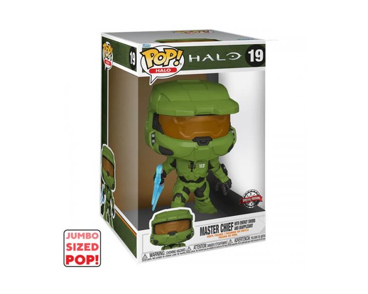 Funko POP! Halo: Master Chief w/Energy Sword (19) EXM JB