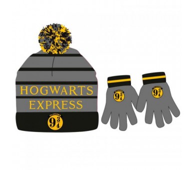 Harry Potter Hogwarts Express Set Guanti e Berretta