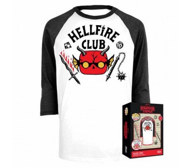 Funko POP! Boxed Tee (S) Stranger Things: Hellfire Club