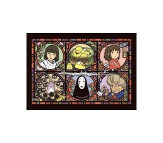 Puzzle Spirited Away 208 Pezzi Stained Glass - Resina